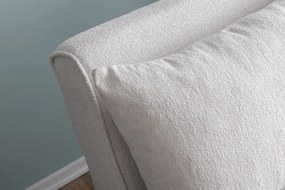 2-Seat Sofa-Bed Folde 2-Seater - Teddy Fabric - White White