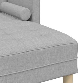 vidaXL Σετ Καναπέ Σκίουρος Γκρί 173 x 131 x 67 εκ Πολυεστέρας