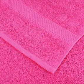 vidaXL Πετσέτες 10 pcs Ροζ 15 x 21 cm Βαμβάκι