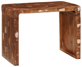 vidaXL End Table 60 x 35 x 46 εκ Στερεό ανακτημένο ξύλο
