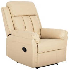Πολυθρόνα HAPPER C9785.13 Μασάζ με Εκρού PU 76x94x102Υεκ. 76x94x102 εκ.