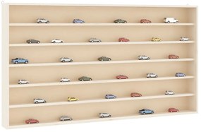 vidaXL Ξύλινη συλλεκτική προθήκη με 6 ράφια 80x8,5x55 εκ.