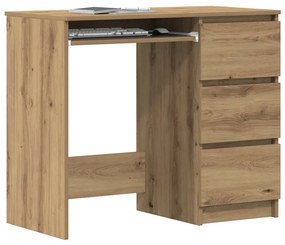 vidaXL Γραφείο  Artisan Oak 90x45x76 εκ Κατασκευασμένο ξύλο