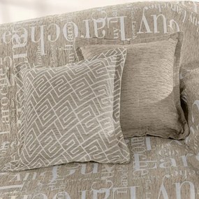 Μαξιλαροθήκη Διακοσμητική Stamp Taupe Guy Laroche 50Χ50 Acrylic,Cotton,Polyester