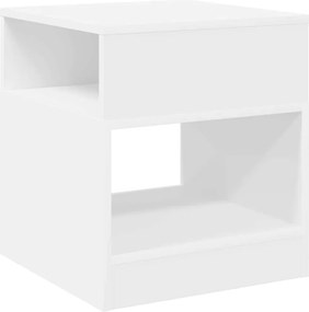 vidaXL End Table 2 pcs Λευκό 40,5 x 40 x 45 εκ Επεξεργασμένο ξύλο