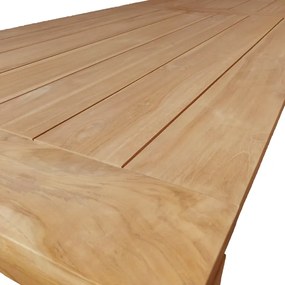 Τραπέζι Pablo pakoworld teak ξύλο σε φυσική απόχρωση 240x100x76εκ (1 τεμάχια)