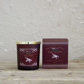Αρωματικό Κερί Red Velvet 160gr Nima Wax,Glass