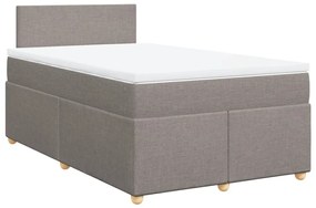 ΚΡΕΒΑΤΙ BOXSPRING ΜΕ ΣΤΡΩΜΑ TAUPE 120X190 ΕΚ. ΥΦΑΣΜΑΤΙΝΟ 3288916