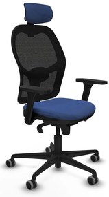 Καρέκλα γραφείου με κεφαλάρι Jorquera Piqueras y Crespo 3D036G2 Ναυτικό Μπλε