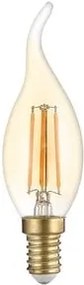 OPTONICA LED λάμπα Candle T35 Filament 1491, 4W, 2500K, E14, 400LM