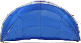 vidaXL Θόλος πισίνας 592 x 590 x 275 εκ. Αζούρ Μπλε