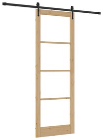 vidaXL Συρόμενη Πόρτα με Σετ Υλικών 'ORKDAL'83x232 cm