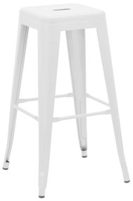 Bar stool Utopia metal white 42x42x76cm 42x42x76 εκ.