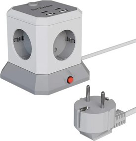 BlitzWolf BW-EC1 4xAC 2xUSB-A 2xUSB-C Extender 4xAC 2xUSB-A 2xUSB-C