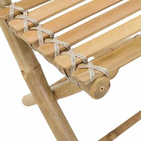 vidaXL Καρέκλα Κήπου 4 pcs Φυσικό Μπαμπού