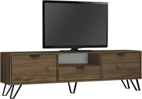 Έπιπλο τηλεόρασης Jasmine καρυδί 170x35x50εκ