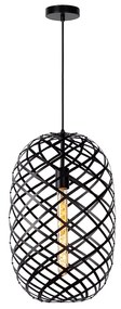 Φωτιστικό Κρεμαστό Lucide 21417-32-30 WOLFRAM Μαύρο Ματ (Black Mat)