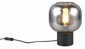 Φωτιστικό Επιτραπέζιο Diva 519800132 20x26cm 1xE27 40W Chrome-Black Trio Lighting
