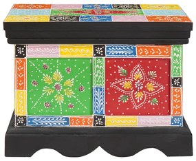 vidaXL κουτί αποθήκευσης vitaXL 40x30x30 cm Στερεό Ξύλο Μαγκά