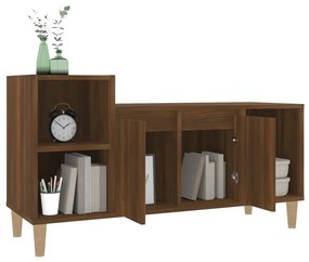 vidaXL Έπιπλο Τηλεόρασης Καφέ Δρυς 100x35x55 εκ. Επεξεργασμένο Ξύλο