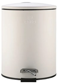 ESTIA ΧΑΡΤΟΔΟΧΕΙΟ ΜΠΑΝΙΟΥ CLASSIC SOFT CLOSE 5lt ΜΑΤ ΛΕΥΚΟ