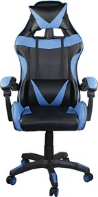 BF7850 Gaming Πολυθρόνα Γραφείου Διευθυντή Pu Μαύρο - Μπλε   1τμχ