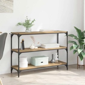 vidaXL Βιβλιοθήκη artisan δρυς 100 x 33 x 71 εκ Επεξεργασμένο ξύλο