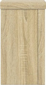vidaXL Βάσεις Φυτών 2 Τεμ. Sonoma Δρυς 10x10x18 εκ. Επεξεργασμένο Ξύλο