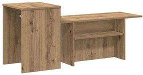 vidaXL Τραπέζι κονσόλας Artisan Oak 91,5 x 35 x 38,5 εκ