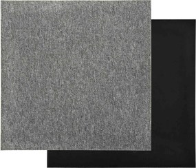 vidaXL Χαλί 20 pcs Γκρι 50 x 50 cm 100% Πολυπροπυλένιο