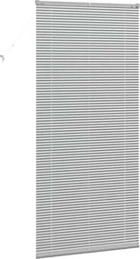 vidaXL Βενετσιάνικες Ρόδες Ασημί 220 x 105 εκ Αλουμίνιο