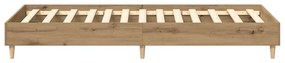 vidaXL Πλαίσιο κρεβατιού χωρίς στρώμα Artisan Oak 100x200 cm