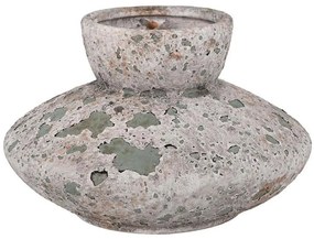 Βάζο 028-125-143 21x21x13cm Multi-Grey Κεραμικό
