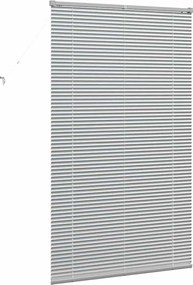 vidaXL Βενετσιάνικες Ρόδες Ασημί 175 x 100 εκ. Αλουμίνιο
