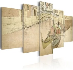 Πίνακας - Venice and Gondola - 100x50