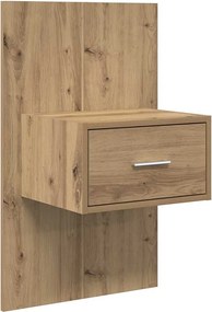 vidaXL Κεφαλή κρεβατιού με κομοδίνο 3 pcs Artisan Oak