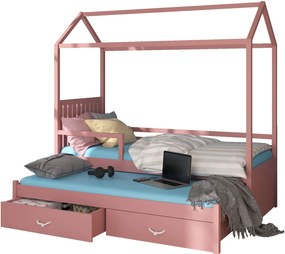 Παιδικό Κρεβάτι Umea-200 x 90-Με προστατευτικό-Roz