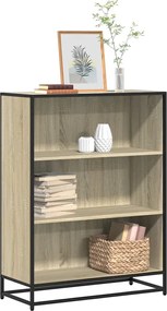 vidaXL Βιβλιοθήκη Χρώμα Sonoma Δρυς 80,5x35x107,5 εκ. Μοριοσανίδα