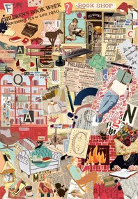 Clementoni Παζλ More is More Collection Books &amp; Writing 1000 τμχ - Compact Box