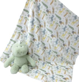 Κουβέρτα Fleece Αγκαλιάς (75x90) + Λούτρινο Viopros Σχ. 722