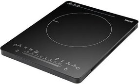 Επαγωγική εστία μονή μαύρη 2000W με οθόνη LED &amp; 8 λειτουργίες μαγειρέματος