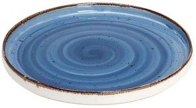 Πιάτο Ρηχό Terra TLF130K6 Φ30x2cm Blue Espiel Porcelain