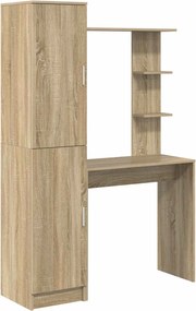 vidaXL Γραφείο 2 pcs Δρύς Sonoma