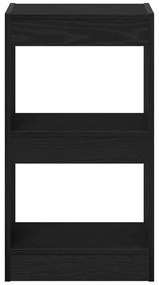 vidaXL Βιβλιοθήκη Μαύρη δρυς 40 x 30 x 71.5 εκ. Επεξεργασμένο ξύλο