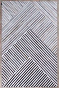 Χαλί Starless 3118-Chev500 Black Ivory Brown Angelo 200X300cm