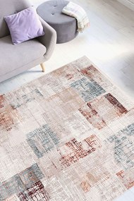 Χαλί Akropolis 425 Grey-Salmon Kayoom 160X230cm