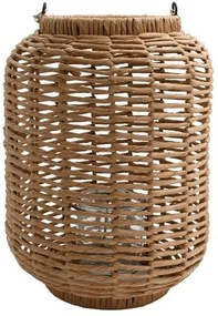 Φανάρι Ψάθινο Umeko 726-124-014 28x38cm Natural Ψάθα