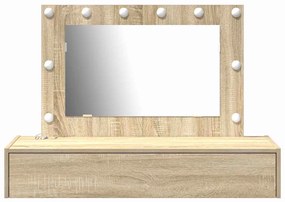 vidaXL Τραπέζι περιποίησης Καφέ 100 x 40 x 70 εκ. Επεξεργασμένο ξύλο