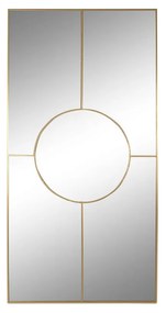 Τοίχο καθρέφτη Home ESPRIT Χρυσό 90 x 2 x 180 cm