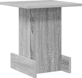 vidaXL End Table Γκρίζο Σονομα 35,5 x 35 x 40 εκ Επεξεργασμένο ξύλο